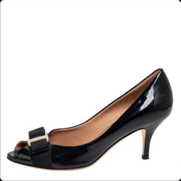 Ferragamo Black Heels - Picture 2 of 3